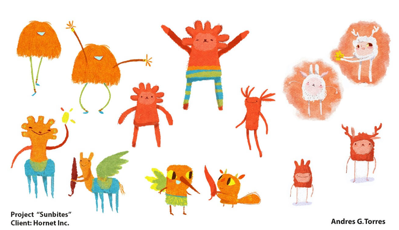 Character design for Hornet Inc