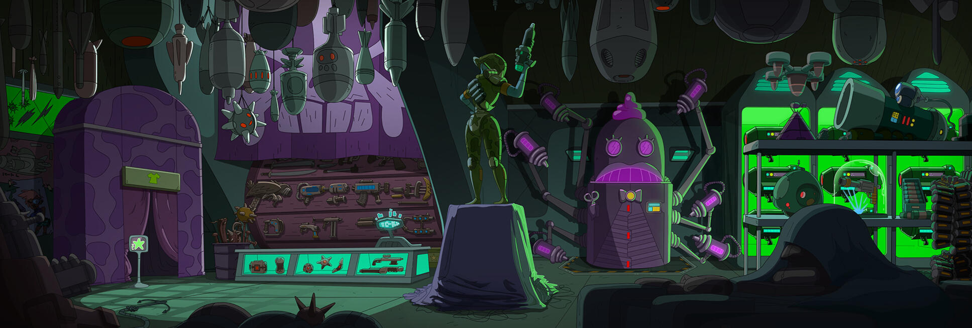 Breavest Warriors – Colour Key and Final BG